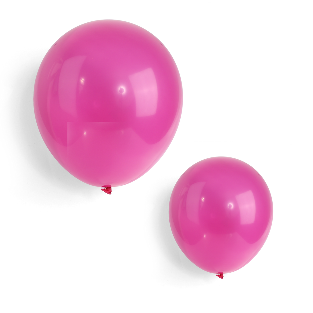 50 Pearlised Hot Pink 12" Latex Balloons