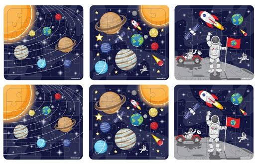 6 Space Jigsaw Puzzles