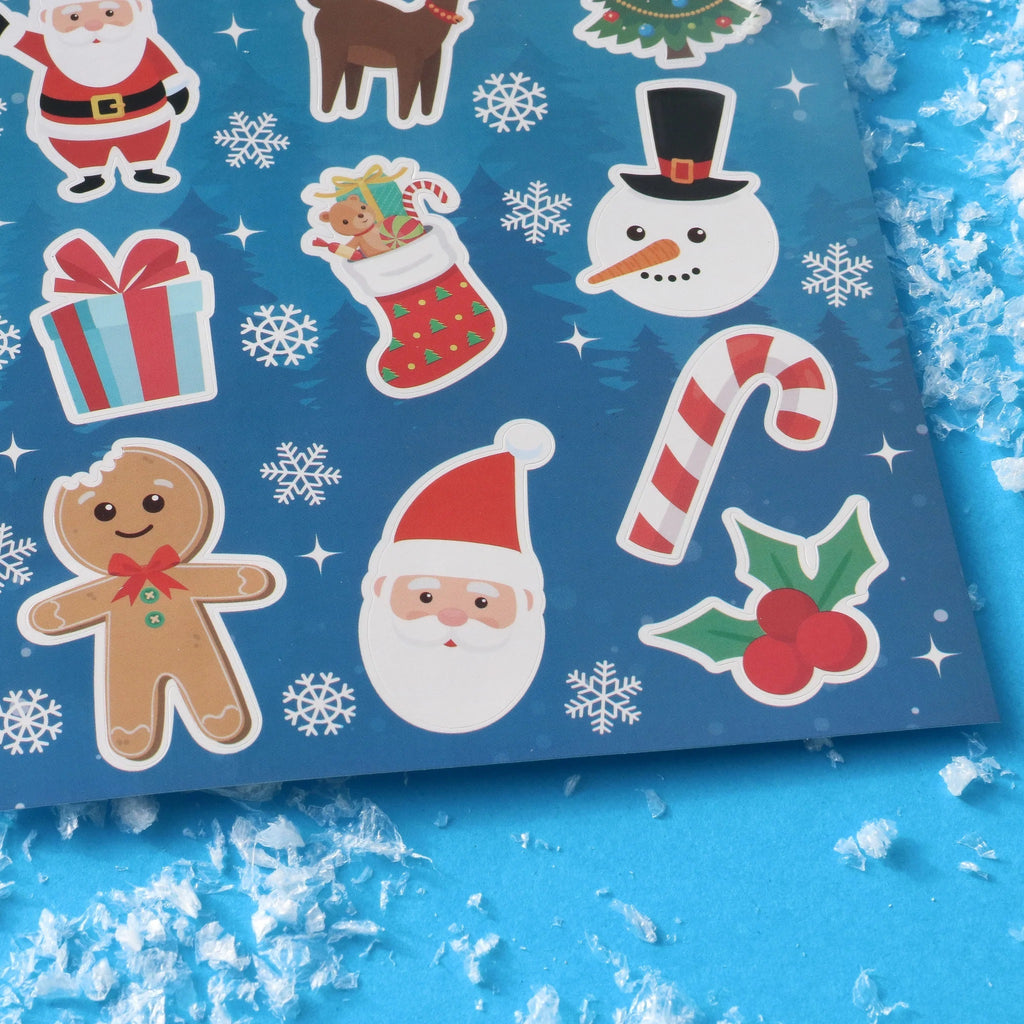 10 Christmas Sticker Sheets