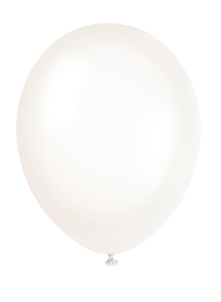 10 Transparent 12" Latex Balloons