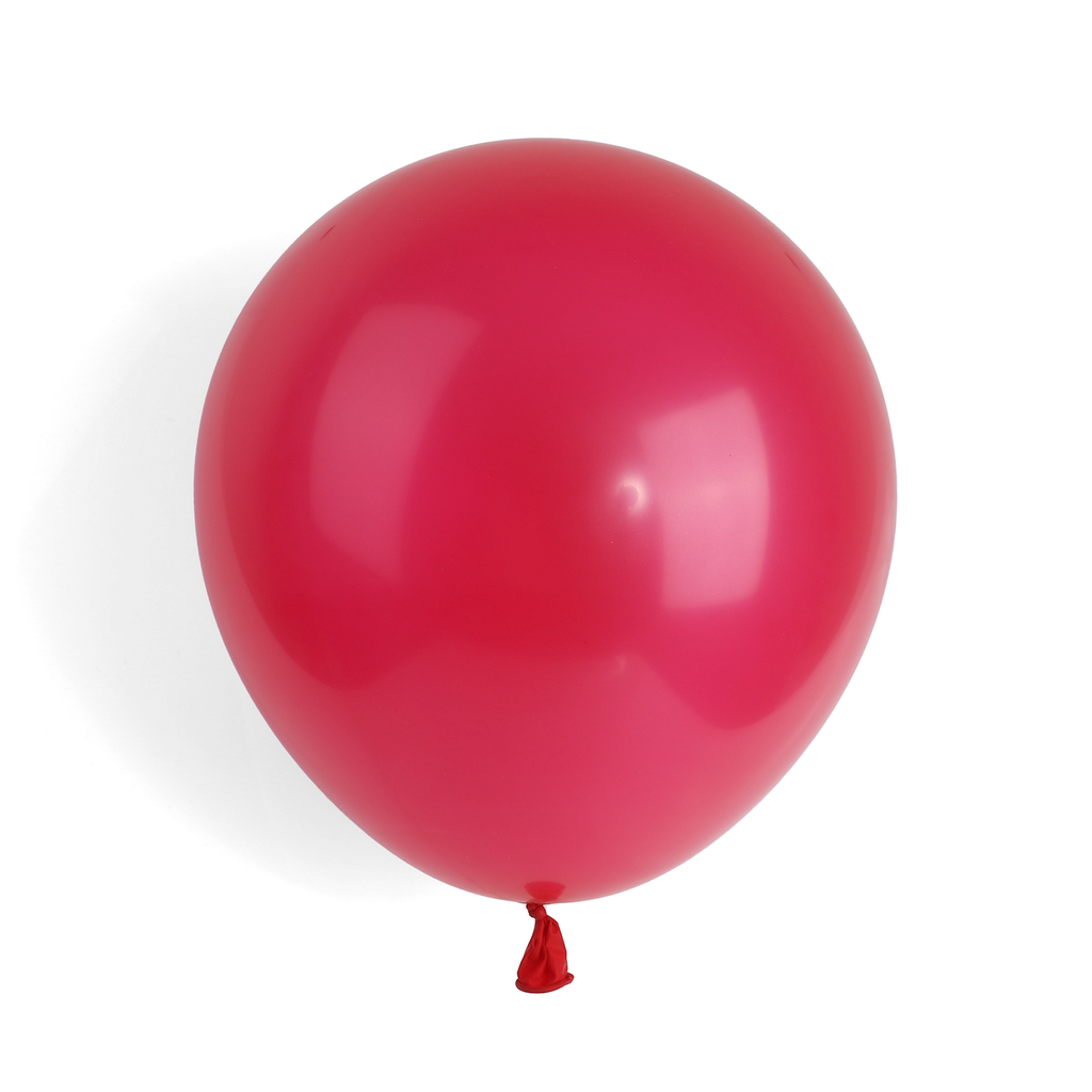 10 Pearlised Red 12" Latex Balloons