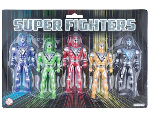 5 Super Fighter Figures