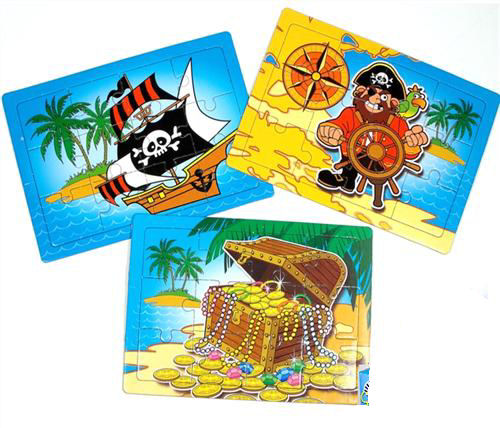 6 Pirate Jigsaw Puzzles