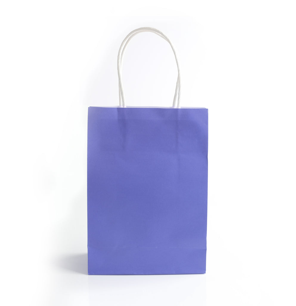 6 Royal Blue Paper Party Bags