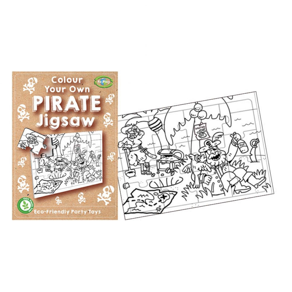 Re:Play Mini Pirate Colour Your Own Jigsaw Puzzle