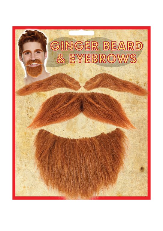 Ginger Beard & Eyebrows