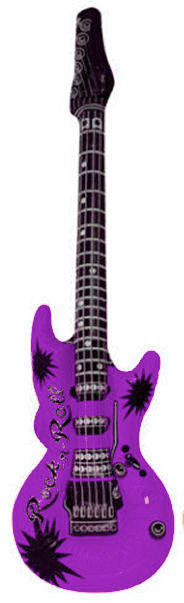 Inflatable Purple Guitar