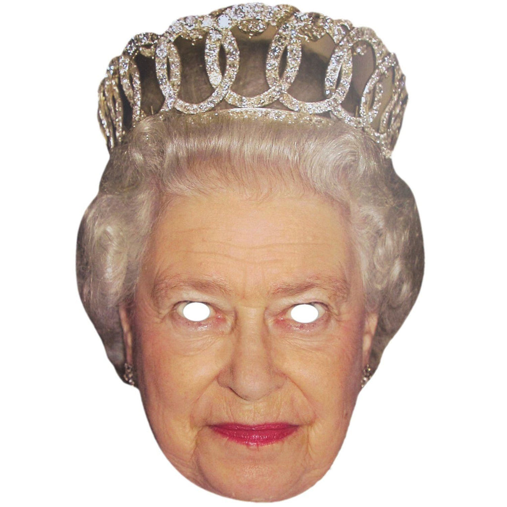 Queen Elizabeth Full Face Cardboard Mask