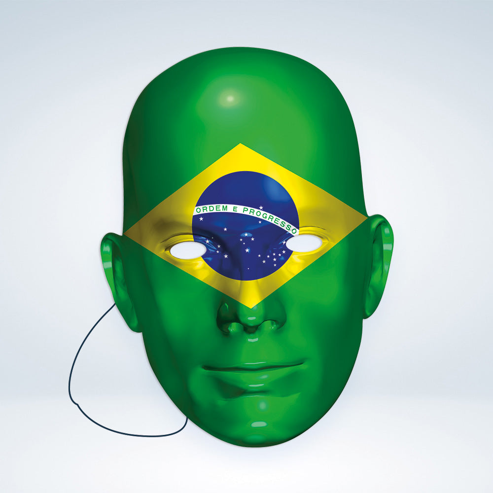 Brazil Flag - Party Mask