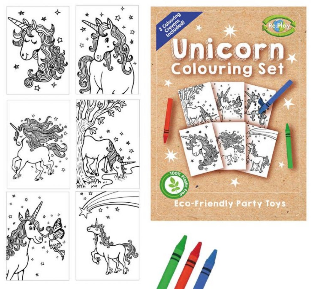 Re:Play Unicorn A6 Colouring Set