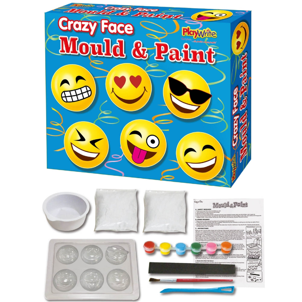 Funny Face Mould & Paint Fridge Magnets