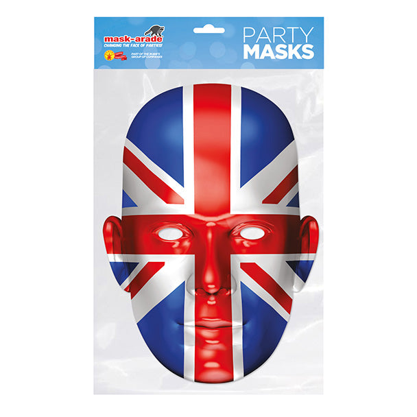 Union Jack Flag Man - Party Mask