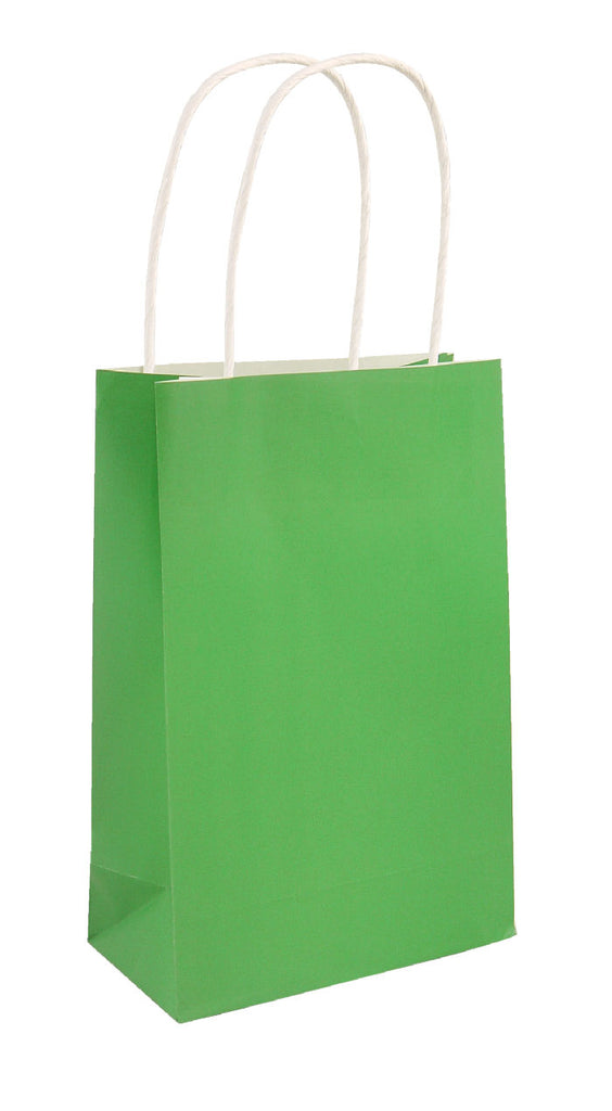 6 Green Bags With Handles