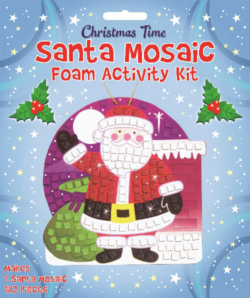 Christmas Santa Mosaic Foam Activity Kit
