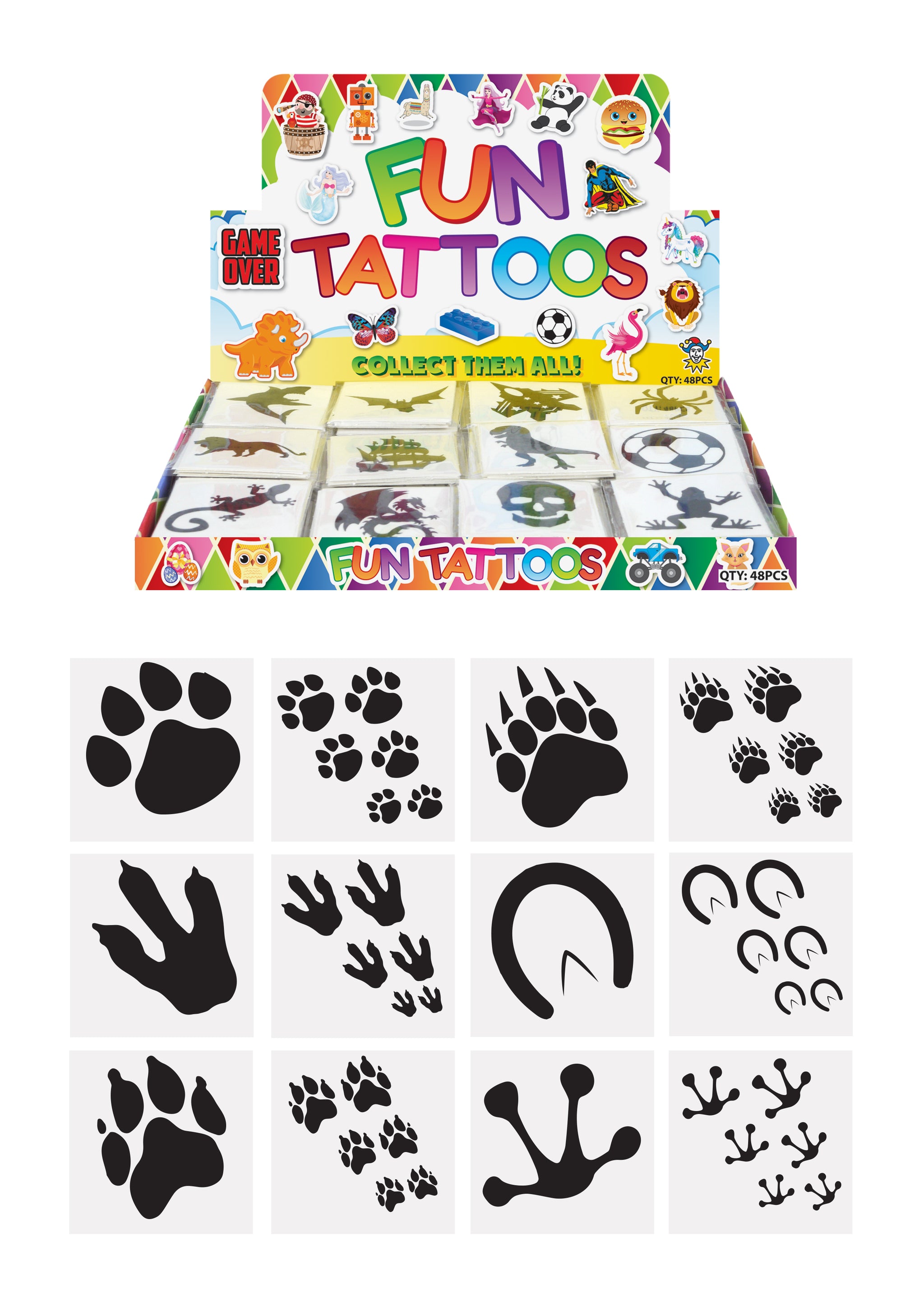 72 Animal Paw Print Tattoos Party Perfecto