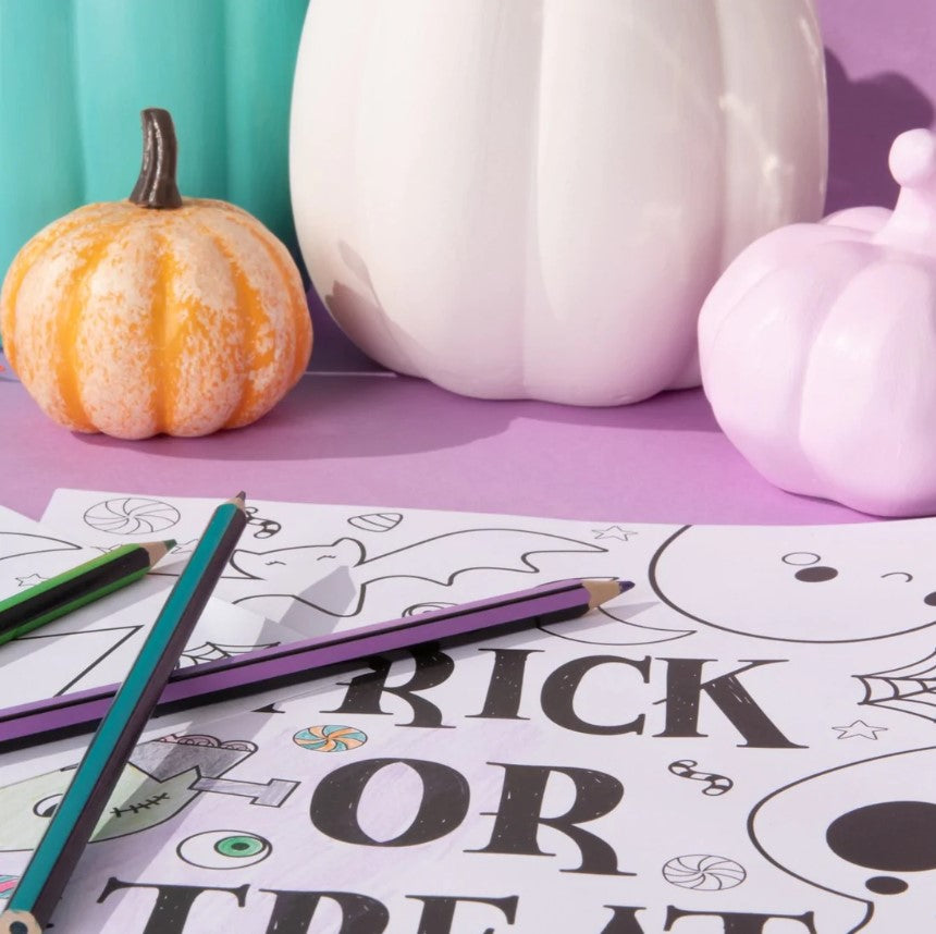 A4 Halloween Colouring Posters