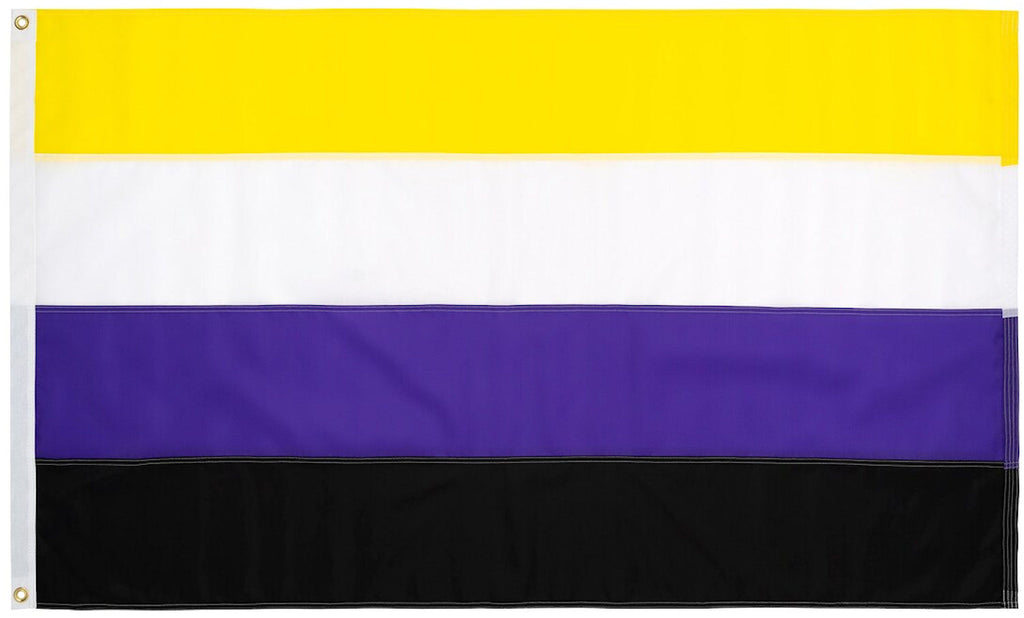 Large Non Binary 5ft x 3ft Flag