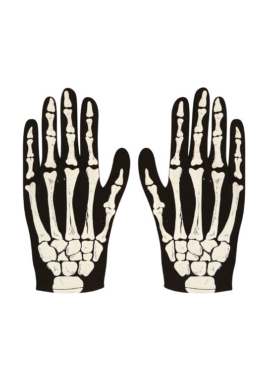 Child's Halloween Skeleton Gloves