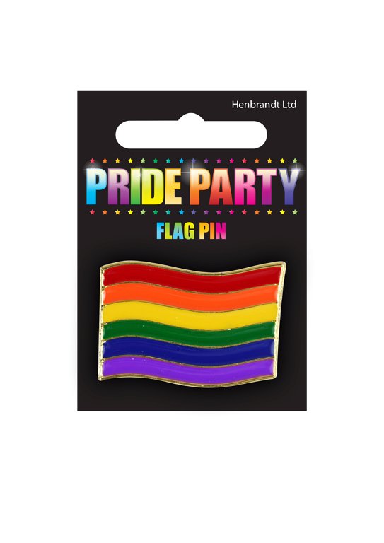 Rainbow Pride Flag Metal Pin Badge