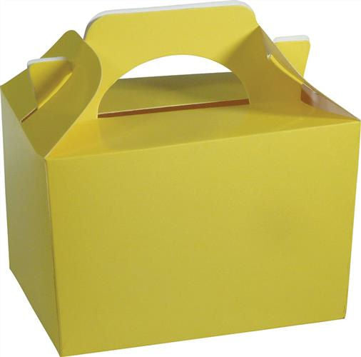 10 Yellow Party Lunch Boxes