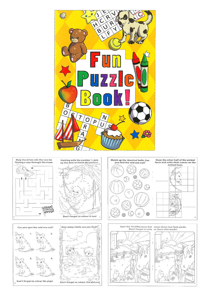 6 Fun Puzzle Books