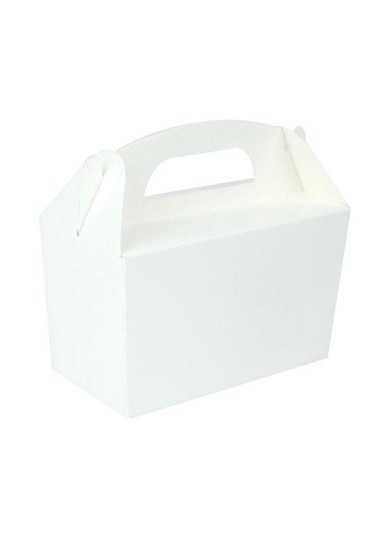 12 White Snack Boxes