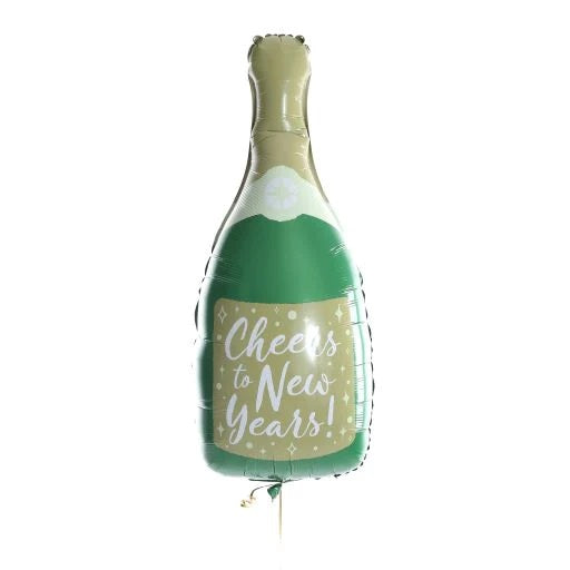 New Year Champagne Bottle 22" Foil Balloon