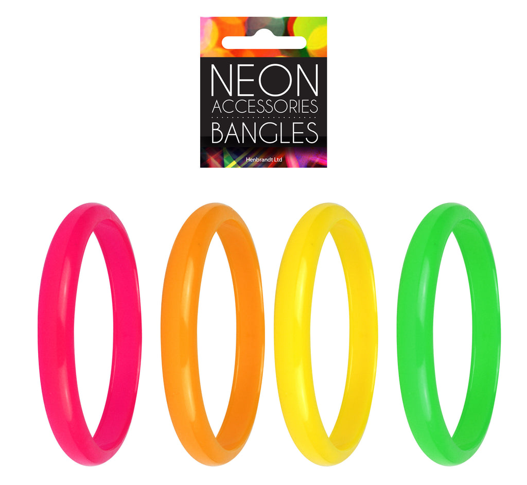 4 Neon Bangles