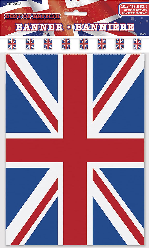 Union Jack British 10m Flag Banner