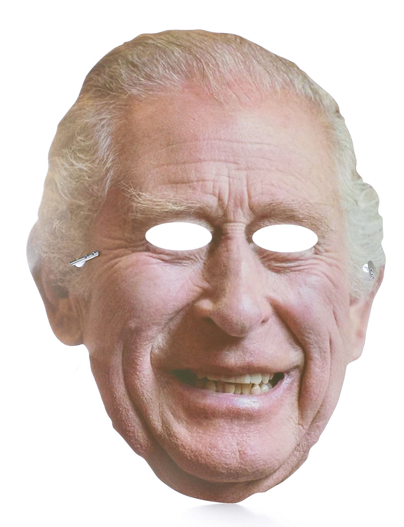 King Charles Full Face Cardboard Mask