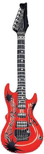 Inflatable Red Guitar