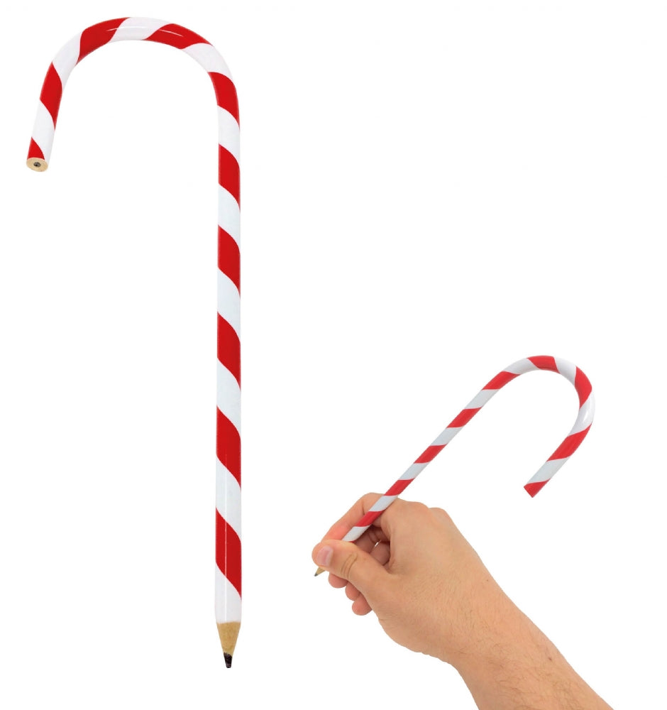 6 Candy Cane Pencils