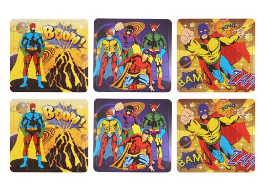 6 Super Hero Jigsaw Puzzles
