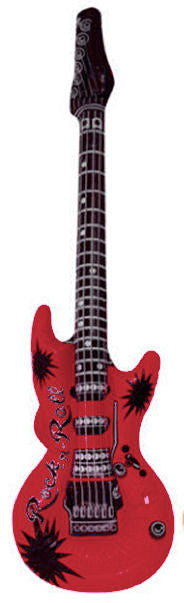 Inflatable Red Guitar