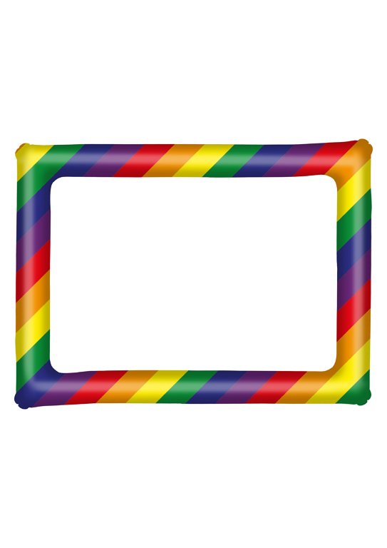 Inflatable Pride Rainbow Photo Frame