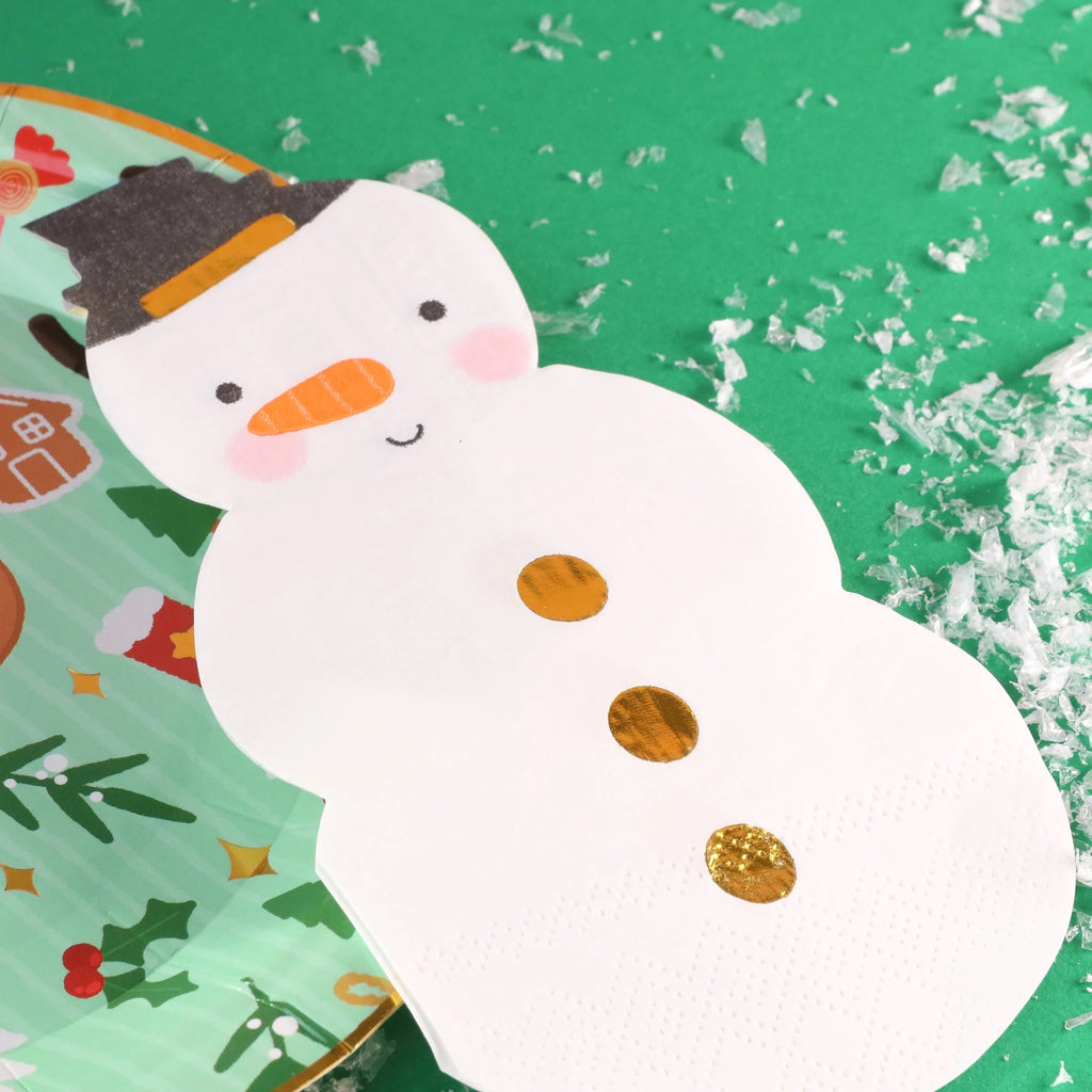20 Snowman Paper Napkins