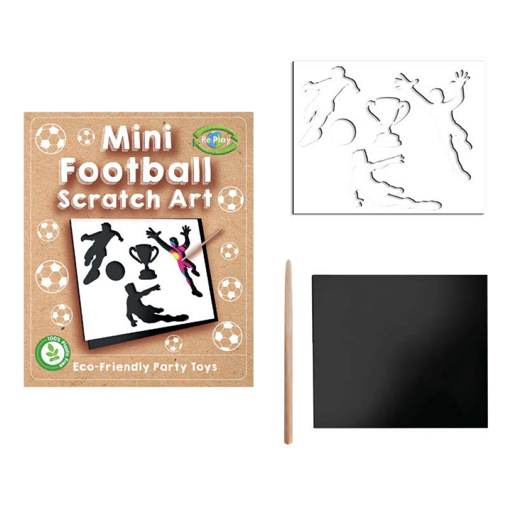 Re:Play Mini Football Scratch Art