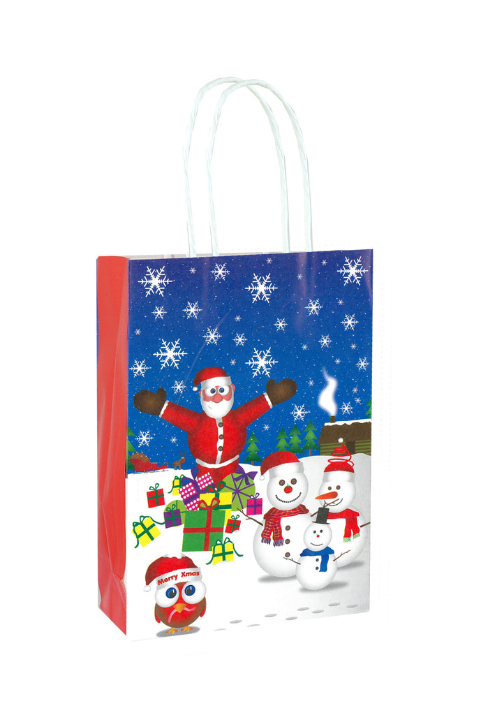 6 Christmas Bags With Handles