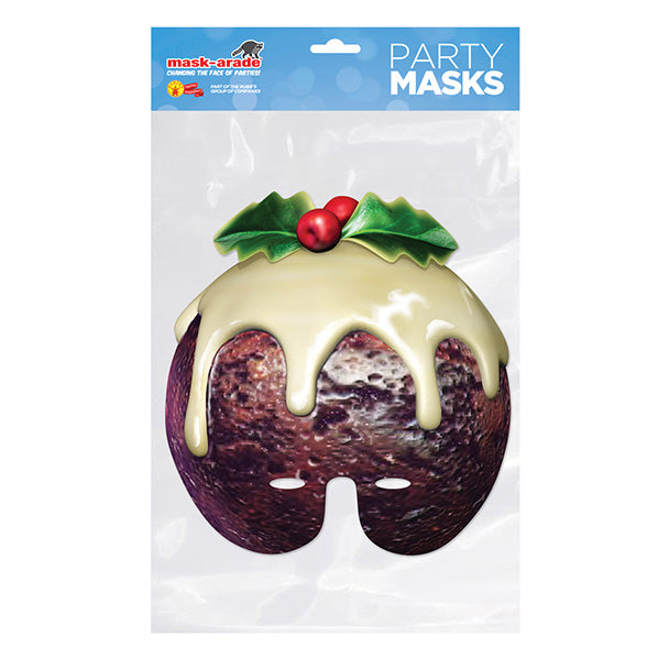 Christmas Pudding - Party Mask