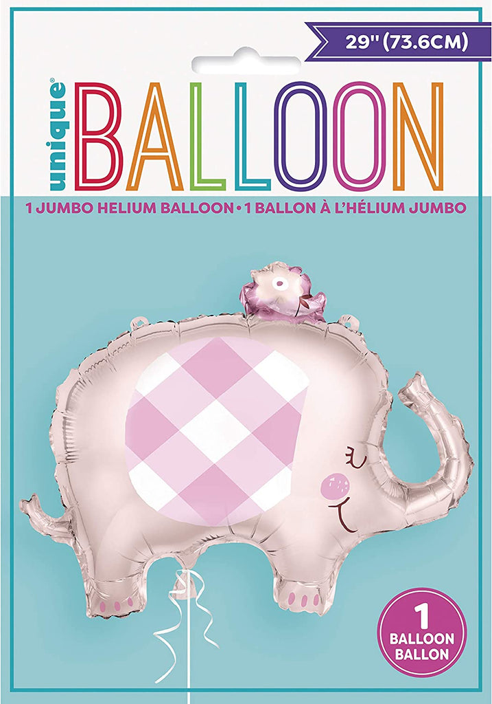 Giant Pink Elephant 29" Foil Balloon