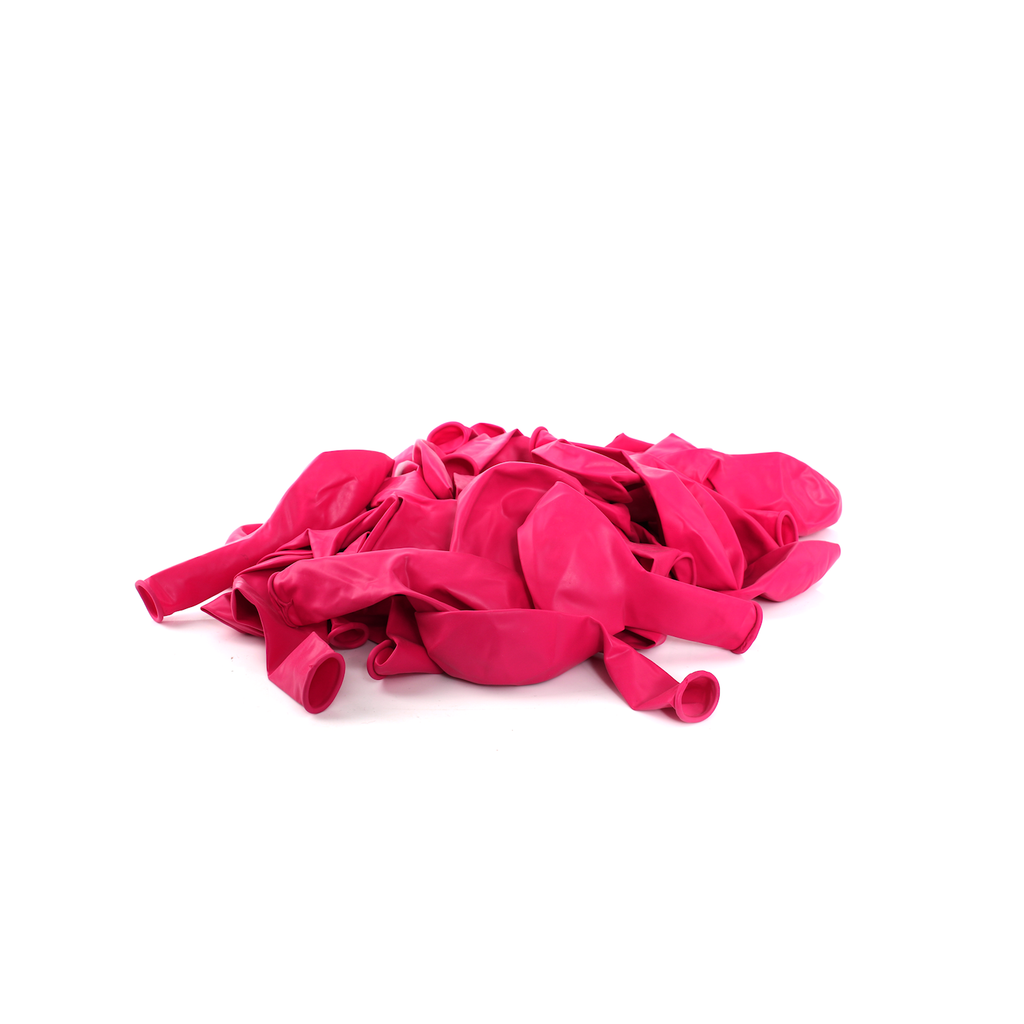 50 Pearlised Hot Pink 12" Latex Balloons