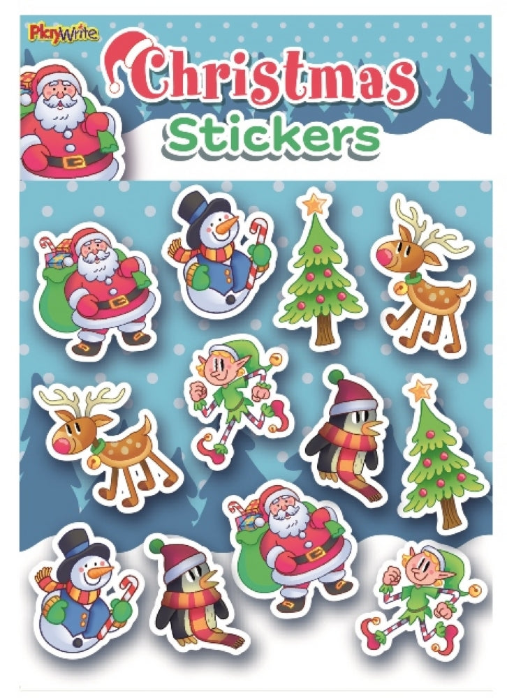 6 Christmas Sticker Sheets