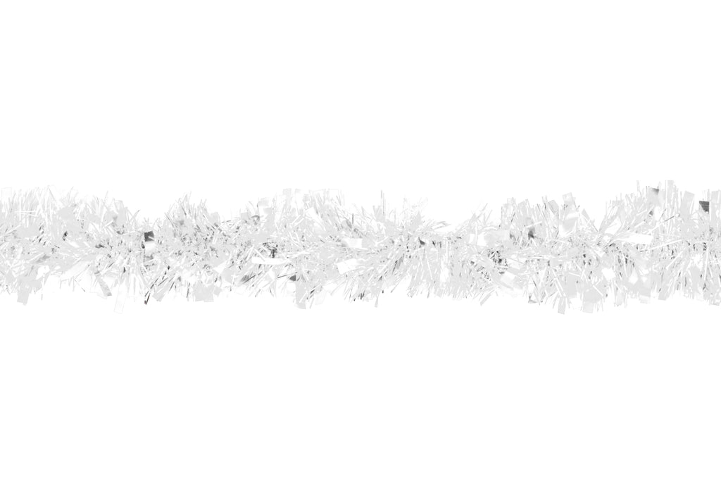 White 1.8m Christmas Tinsel