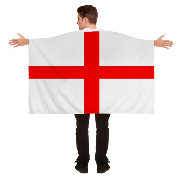 English Wearable Flag Cape