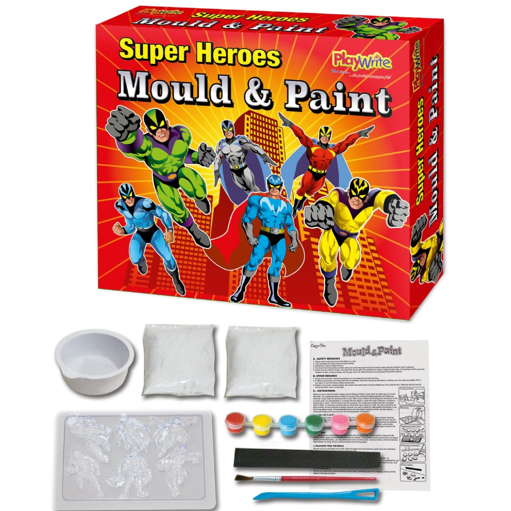 Super Hero Mould & Paint Fridge Magnets