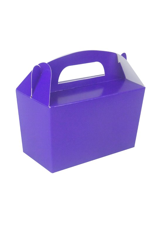 12 Purple Snack Boxes