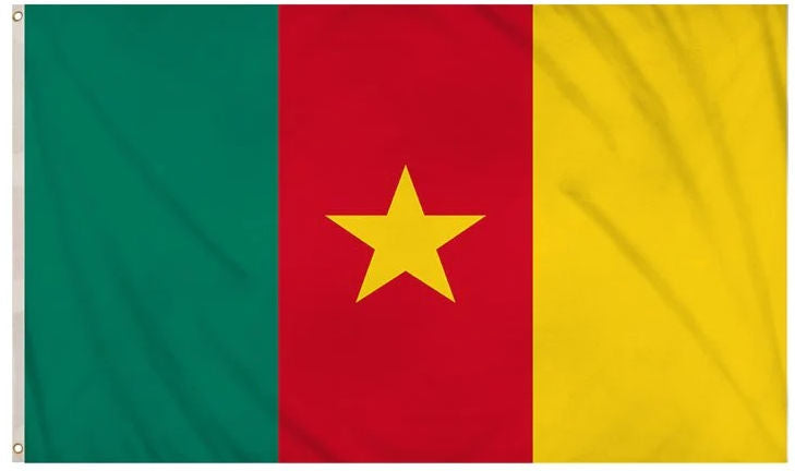Large Cameroon 5ft x 3ft Flag