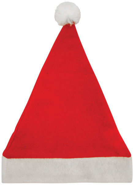 Child's Red Felt Christmas Hat