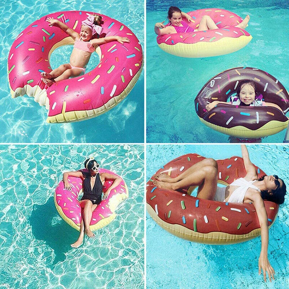 Inflatable Brown Doughnut Ring