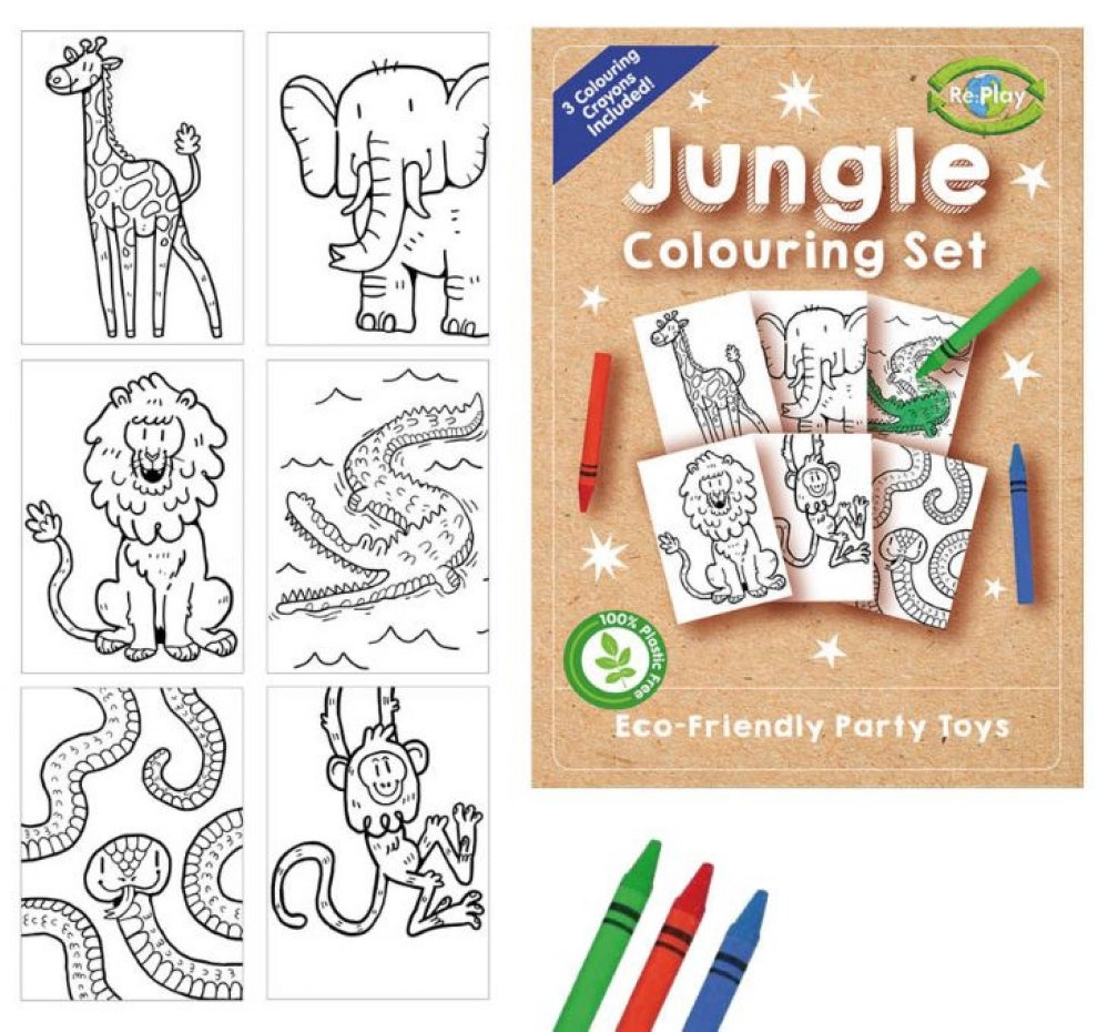 Re:Play Jungle A6 Colouring Set